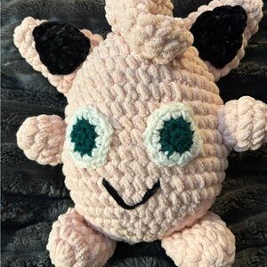 Handmade Poke’mon Jiggly Puff stuffed character